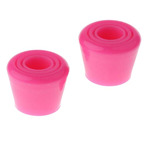 Inzopo 2pcs Replacement Toe Stops Outdoor Speed Roller Skates Quad Skates Ice Skates Pink -
