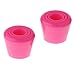 Inzopo 2pcs Roller Skate Toe Stops Stoppers 45mm Stem Extra Long Lasting Grip Pink -