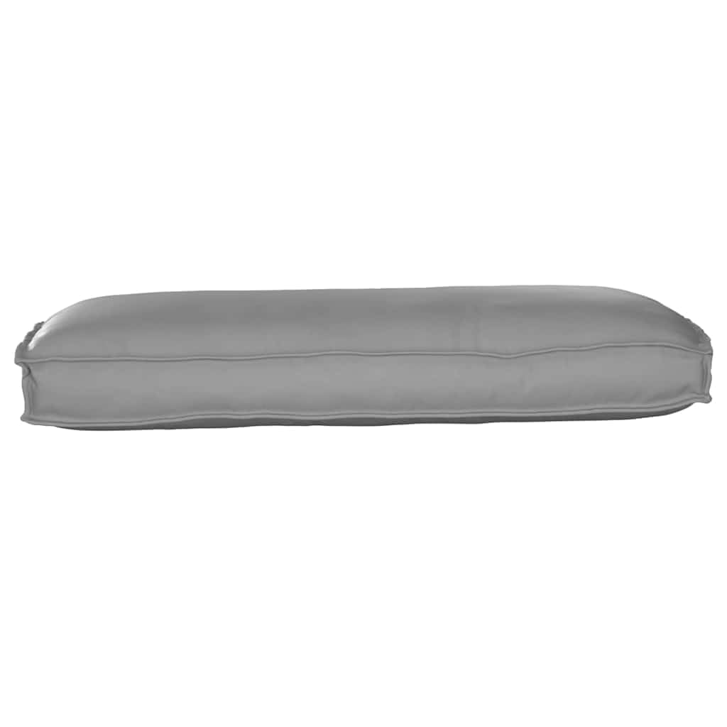 vidaXL Coussin Gris 120 x 50 x 12 cm Tissu Oxford, Coussin Rectangulaire pour Salon, Design Moderne, Résistant à l'eau, Durable, Confortable, Facile à Entretenir