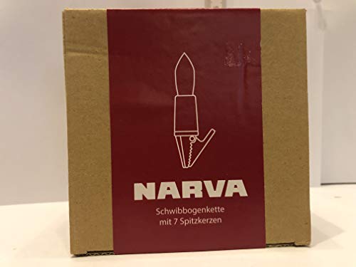 Schwibbogenkette 7 Spitzkerzen original NARVA