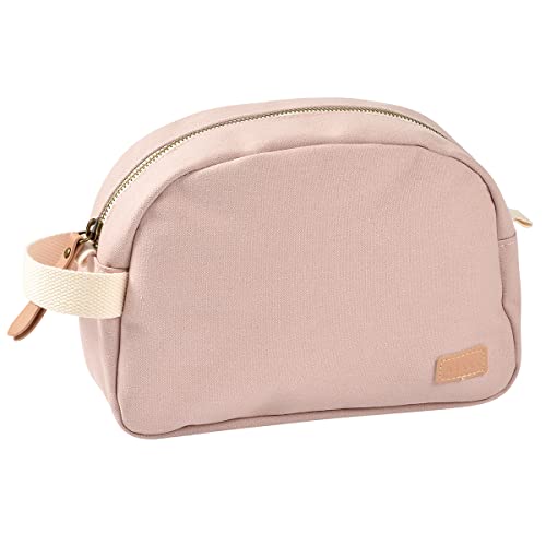 BEABEA, Baby Toilet Bag, Baby Care Kit, Geneve Bag, Waterproof Fabric, 2 Inner Pockets, Soft Pink