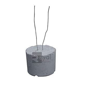 Reyal Concrete Cover Block with wire - 40mm(Single Cover)(Model - RW4)(Strenth - M40)(Pack of 100 Nos.)