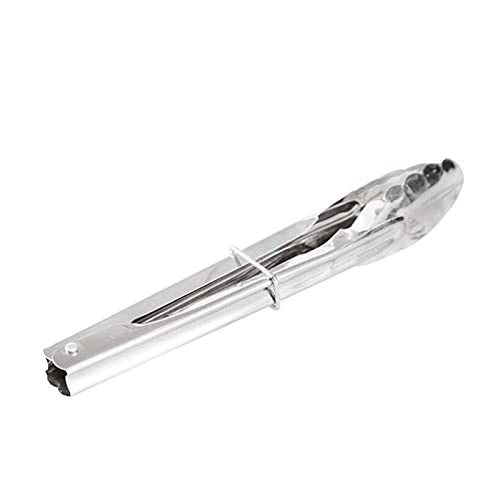 MRKU Pinzas de Acero Inoxidable para cocinar, 1 Pieza, para Asar, ensaladas, Pasteles, postres, Servir Alimentos, Pinzas para Hornear Alimentos
