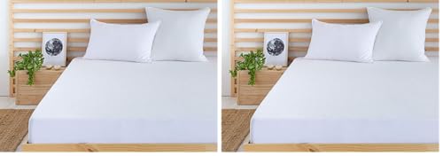 Protector de colchón impermeable y transpirable de rizo ajustable Todocama para cama de 140x190 2