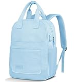 ZOMFELT Casual Laptop Backpack for Women, 15.6 inch Laptop Bag with USB Charging Port, Lightweight College Backpack for School, Daily Backpack Travel Work Backpack for Women, Men, Girls, Blue