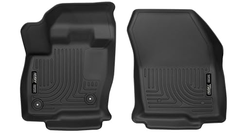 Husky Liners X-act Contour Floor Mats | Fits 2015-2024 Ford Edge; 2016-2018 Lincoln MKX; 2019-2023 Lincoln Nautilus | Front Row, 2-pc Black - 52171
