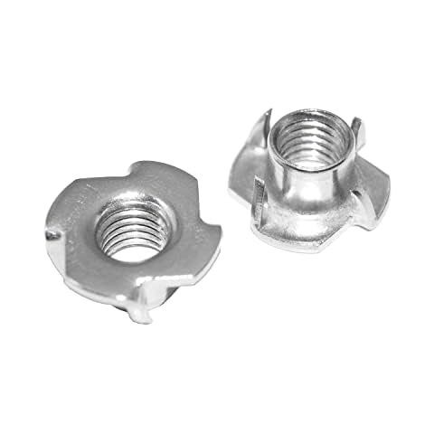 Tuercas de impacto para madera, acero inoxidable, 10 unidades Cover