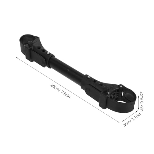 Image of Universal Twin Stroller Connector Lightweight Aluminum Prams Connectors for Linking Two Single Strollers Side by Side Outdoor Use for Twins and Toddlers 2 Pack