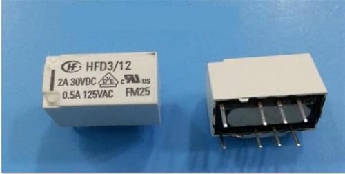 Relais HFD3/12-S 12VDC pour réparation de carte électronique 8PIN