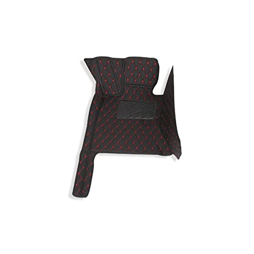 Tapis intérieurs automatiques de finition supérieure Accord IX design noir et rouge
