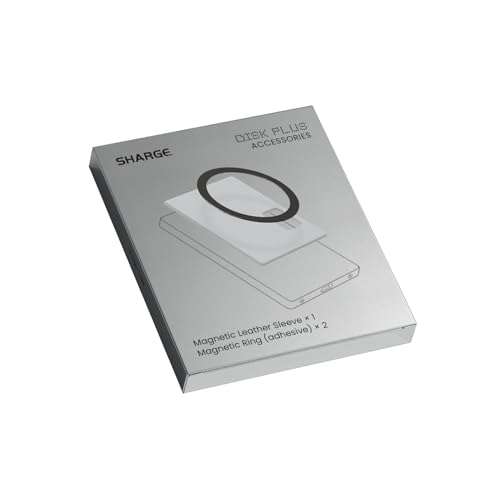 Image of SHARGE for MagSafe Sticker Magnetic Ring for SSD Enclosure, Strong Magnetic | Easy Installation, Durable Design for Long-Lasting Use, Sleek and Lightweight (SSD Enclosure Not Included)