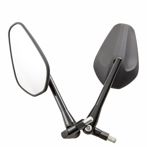 Retrovisores para manillar de moto con cristal antirreflejos y anclaje universal de 10 mm