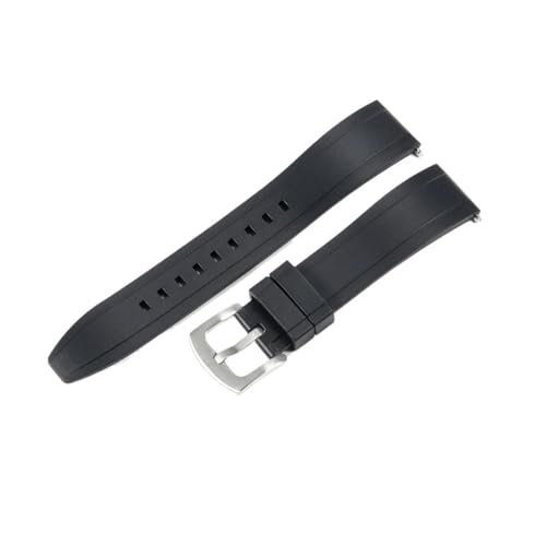 Bracelet de montre silicone 24mm dégagement rapide accessoire rechange sport