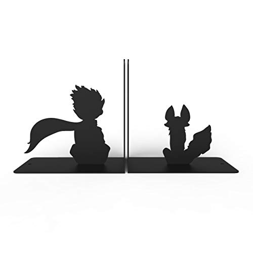 Opiniones y reviews de Sujetalibros que puedes comprar esta semana. 48 Sujetalibros niño y zorro / bookend little prince / base para libros / Principito / sujeta libros / principito y zorro