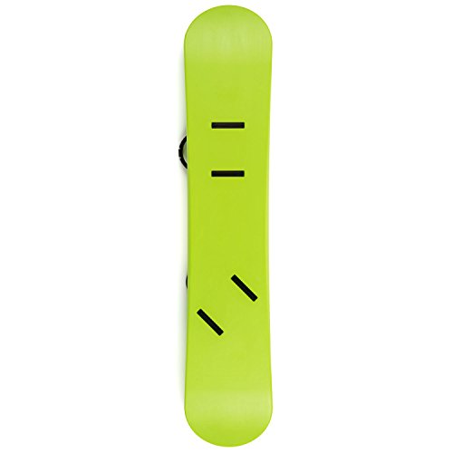 Lucky Bums Kids Beginner Plastic Snowboard, 95cm, Green - Thumbnail 4