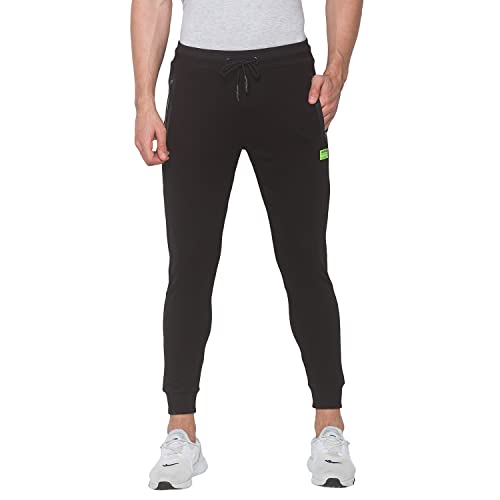 Image of Spykar Men's Slim Fit Track Pants