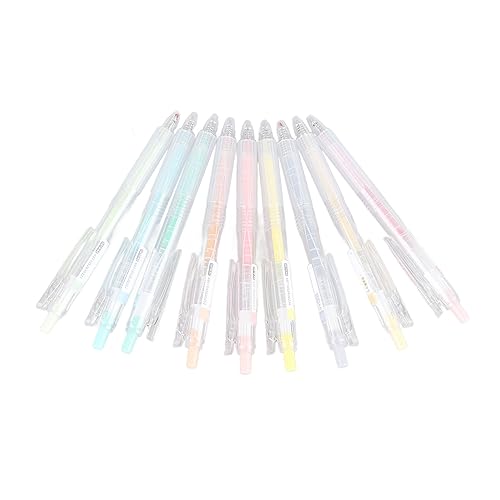 Set de 9 bolígrafos retráctiles con tinta de gel 0.5mm miniatura 3