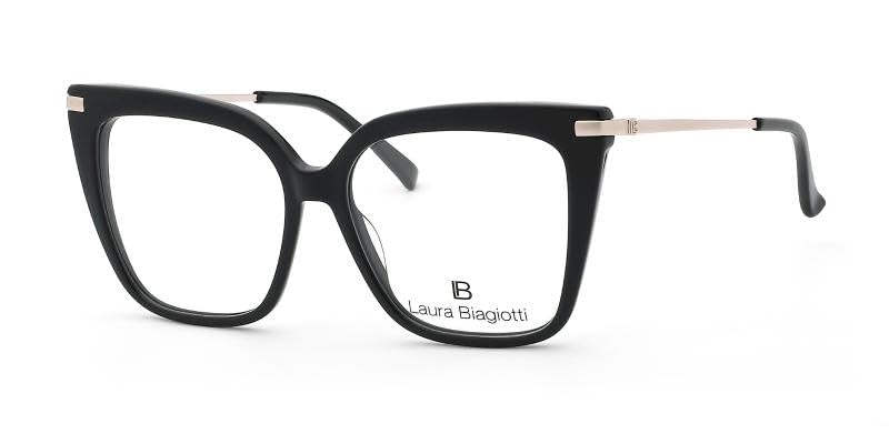 Laura Biagiotti Okulary LBV53, oprawki damskie, odpowiednie do wszystkich rodzajów soczewek, czarne