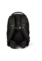 satch pack Schulrucksack Schulrucksack ab 5. Klasse ergonomisch 30L Stauraum standfest Organisationstalent, Blackjack - Schwarz – Ansicht 5