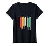 Photo Gallery donna tampa bay florida retro beach vacanza souvenir estate ovest maglietta con collo a v Photo Gallery donna tampa bay florida retro beach vacanza souvenir estate ovest maglietta con collo a v