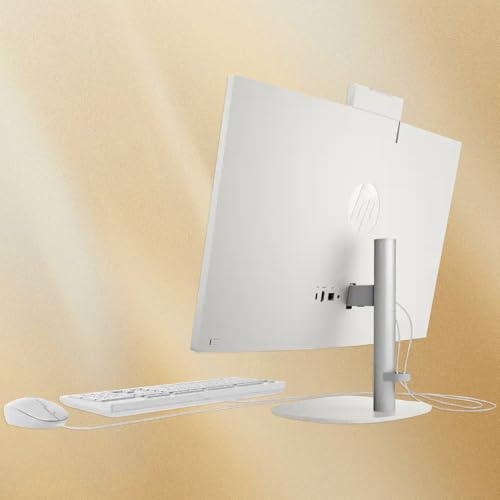 Image of HP 24 inch All-in-One Desktop Computer, FHD IPS Display, Touch Screen, Intel Core i3, 8GB DDR4, 512GB SSD, Intel UHD Graphics, HDMI, USB-C /A, RJ45, Keyboard & Mouse, Anti-Glare, WiFi6, Win 11 Pro