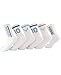 Messi Boys' Lifestyle Crew Socks, 6-Pack, Soft & Stretchy, Comfortable