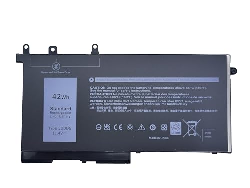 K KYUER 42Wh 3DDDG Batterie pour Dell Latitude 5280 5288 5290 5480 5488 5490 5491 5495 5580 5590 E5280 E5480 E5580 E5490 E5590 Dell Precision 3520 3530 Series...