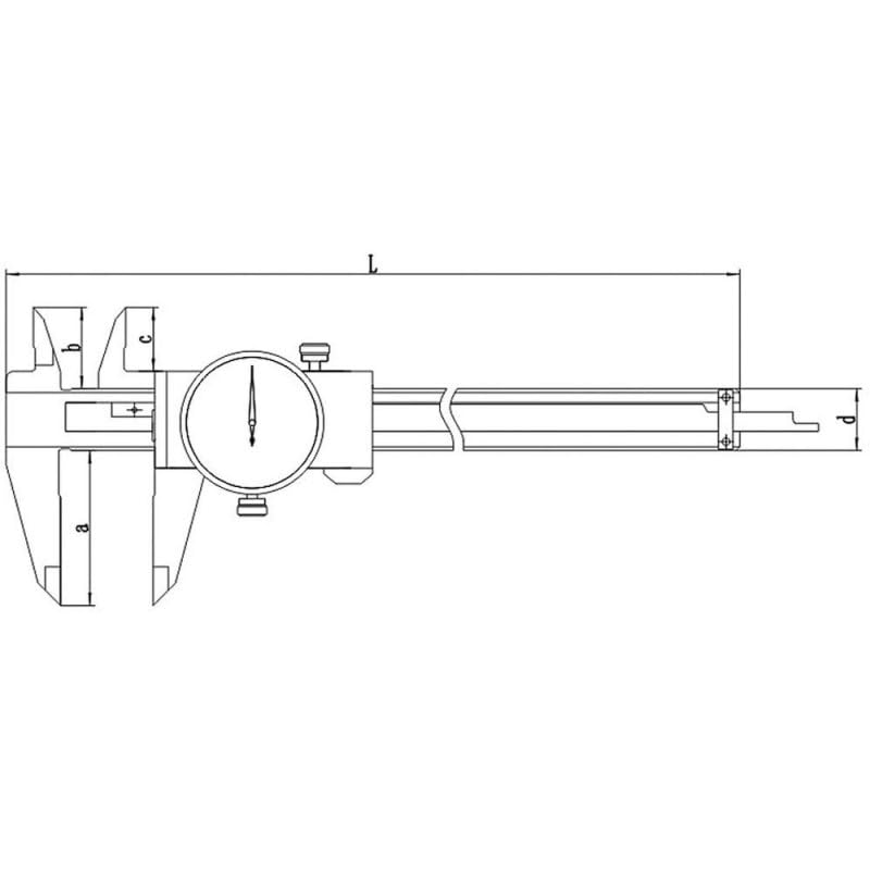 Micron France - Pied à coulisse à cadran 150 mm au 0.01mm