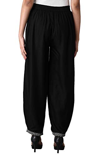 Image of W for Woman W Pure Cotton Strechable Carrot Pants for Women | Pure Cotton Carrot Pants for Women | Trousers for Women