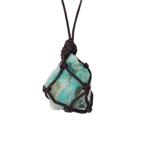 Collier cristal irrégulier suspension pierre gemme pour bijoux et ameublement