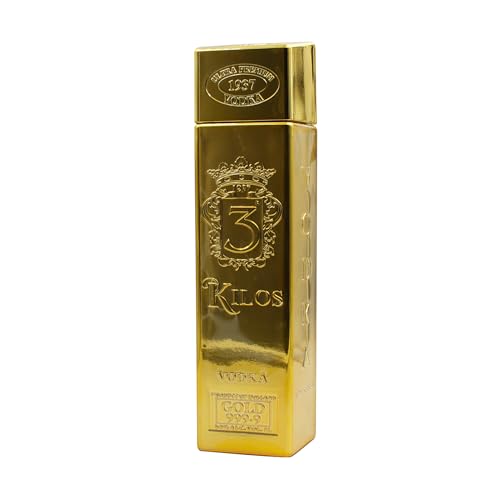 Finitura: lunga durata 3 Kilos Vodka Gold 999.9 40% Vol. 1l