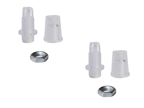 Preisvergleich Produktbild Klemmnippel Zugentlastung M10x1 transparent, auch für Textilkabel geeignet