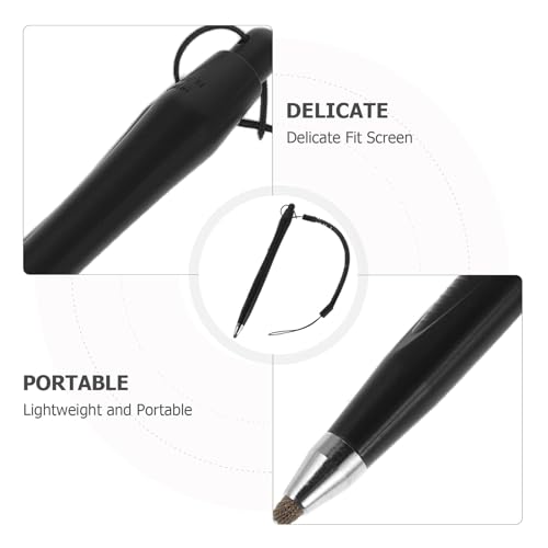 Lápices ópticos POPETPOP con punta de fibra de 3mm y 4mm para pantallas táctiles 3