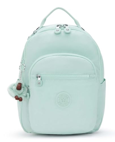 Sac à dos Kipling Basic Seoul menthe avec compartiments optimisés pour vos loisirs