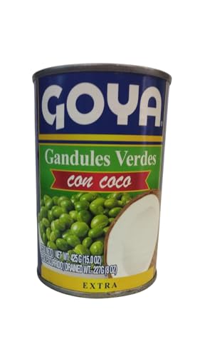 GANDULES VERDES CON COCO - GOYA - GANDULES VERDES CON COCO - 425 GRAMOS