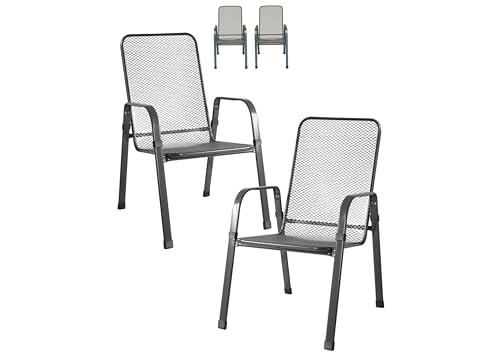 MFG Streckmetall-Stapelstuhl MEC-Stor, 4-er Set