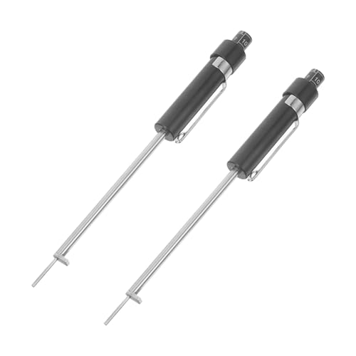 Medidor de grosor para pastillas de freno 2pcs con escala miniatura 1