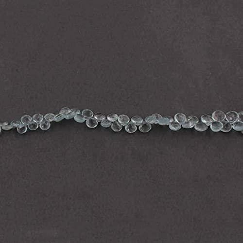 Perles apatite facettées cœur 6mm 8mm fil 8 pouces pour fabrication de collier