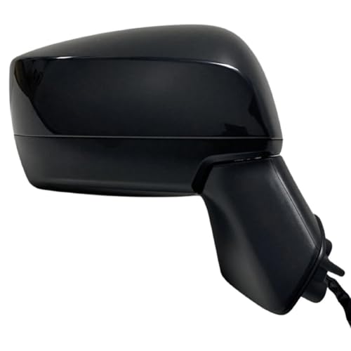 DATUIHAN Front Right Passenger Side Black Unpainted Power Manual Fold Door Mirror Heated with for Subaru for Legacy Base/Limited 2015 & 2.5i Sport 2017 for Outback Base/Limited 2015