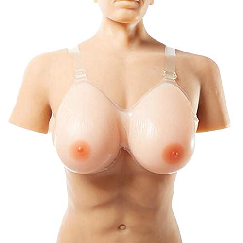 Preisvergleich Produktbild Fxwj Künstliche Fake brüste Gefälschte Brust Silikonbusen Silikonbrust Crossdresser Transgender Mastektomie Brustprothese,XXL