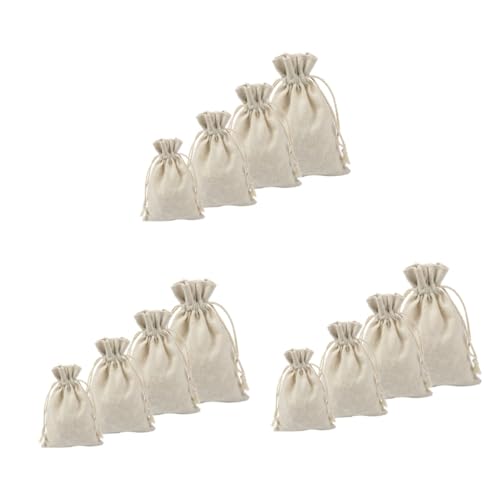 minkissy 12pcs Drawstring Sachet Bags for Lavender Herbal Storage Lightweight Travel Pouches for Organizing Dried Flowers