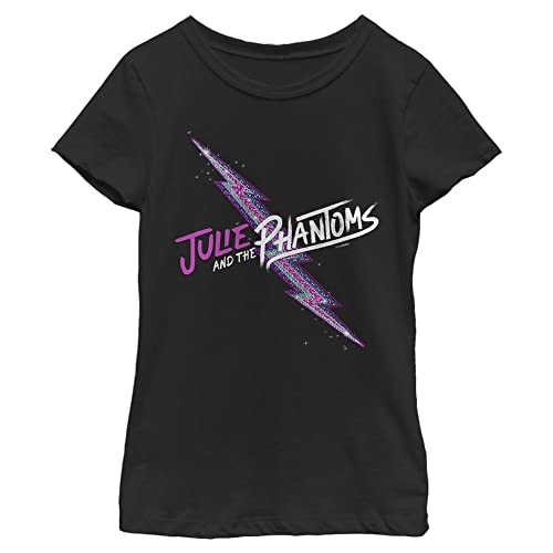 Netflix Julie and The Phantoms Lightning Bolt Girls Short Sleeve Tee Shirt