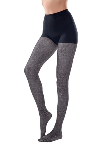 Image of Shimmer Glitter Tights for Women Metallic Sparkle Tights Shiny Pantyhose