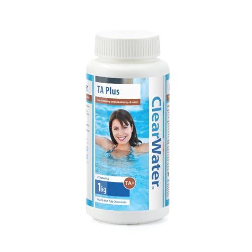 Clearwater TA Plus Alkalinity Increaser for Swimming Pool and Spa Treatment, White, 19.0 cm*9.7 cm*9.7 cm