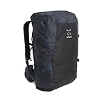 ALTUS Morata 55 Mochilas de escalada | Negro | Adu...: Sistema de apertura superior y espalda. Cuatro cintas de compresión lateral. Anclaje externo para pértiga. 1 bolsillo en cada riñonera. 2 bolsillos en la seta (uno con mosquetón y cordino para llaves) Bucles para portear carga extra. Tejido robusto y...