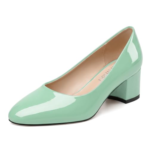Image of SKYSTERRY Women's Low Heel Dress Pumps Shoes 2 Inch