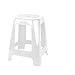 Hogar Juypal 01335 Tabouret Carré Multiusages Blanc