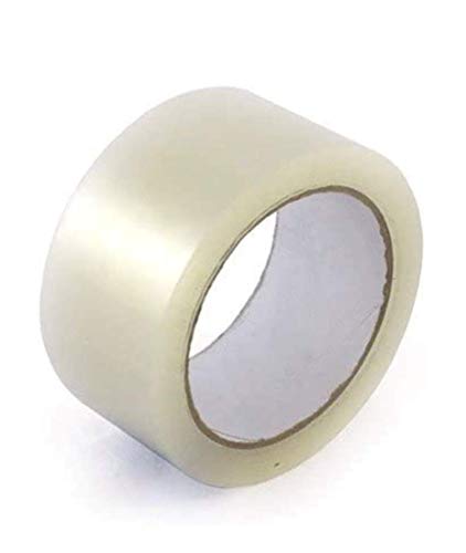 Image of ECLET Adhesive Carton Packing High Strength Tape (White, 2inch /48mm x 65m) - Pack of 1