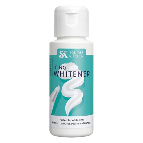 Squires Kitchen Essentials Food Colouring Icing Whitener For Whitening Buttercream Sugarpaste or Icing - 80g