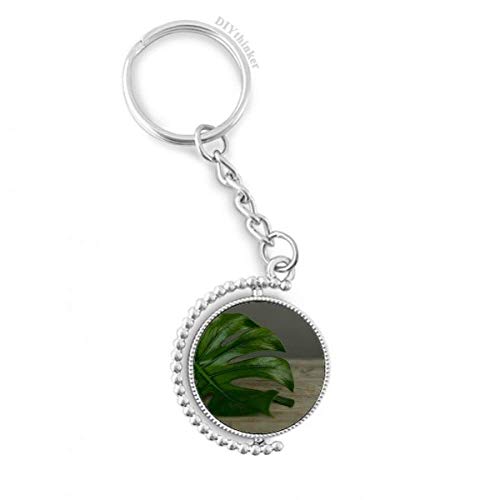 Porte-clés rotatif feuille plante pour ne plus chercher vos clés de maison
